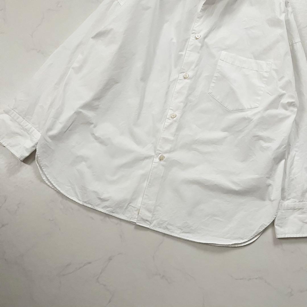 美品　マディソンブルー J.BRADLEY B刺繍 長袖シャツ 白　01サイズ