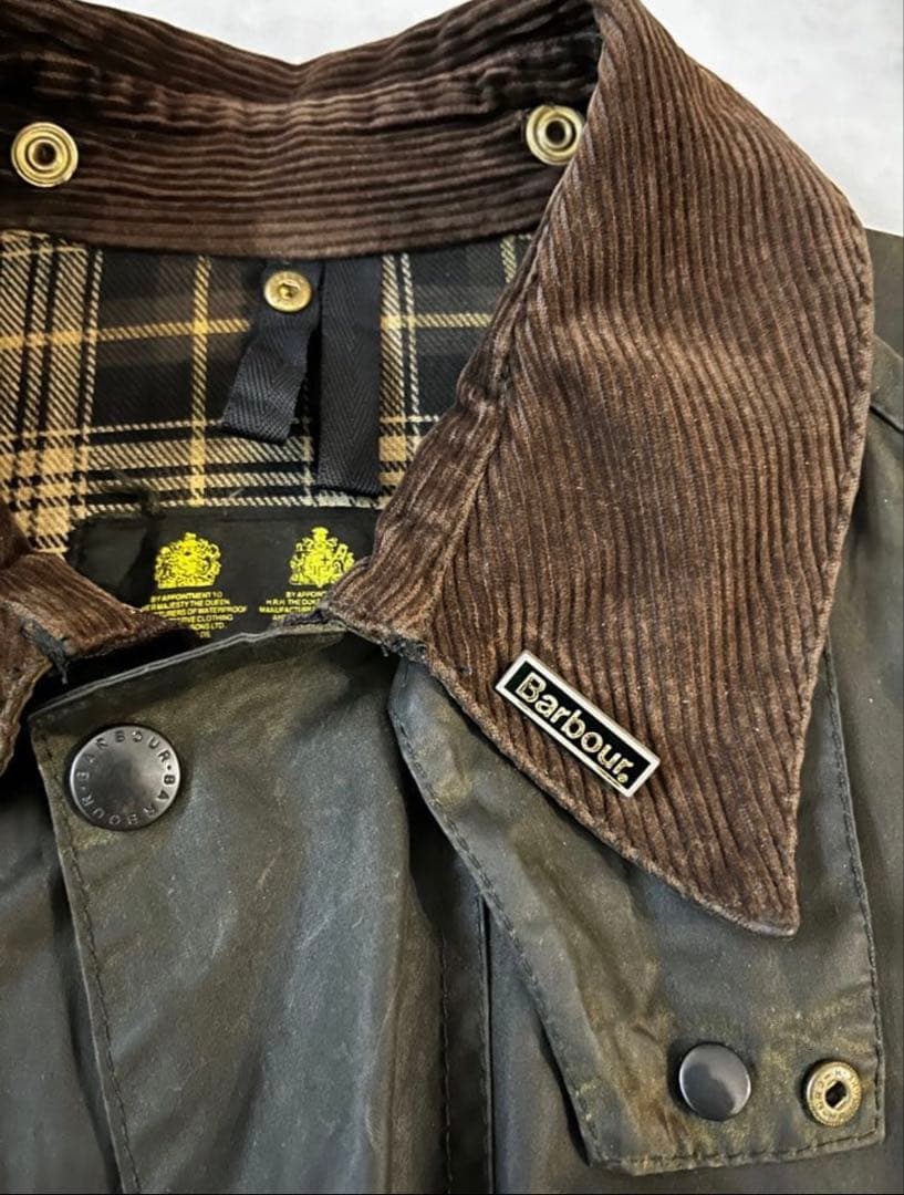 ダ*ホ様 95年/英国製 Barbour Beaufort サイズ40