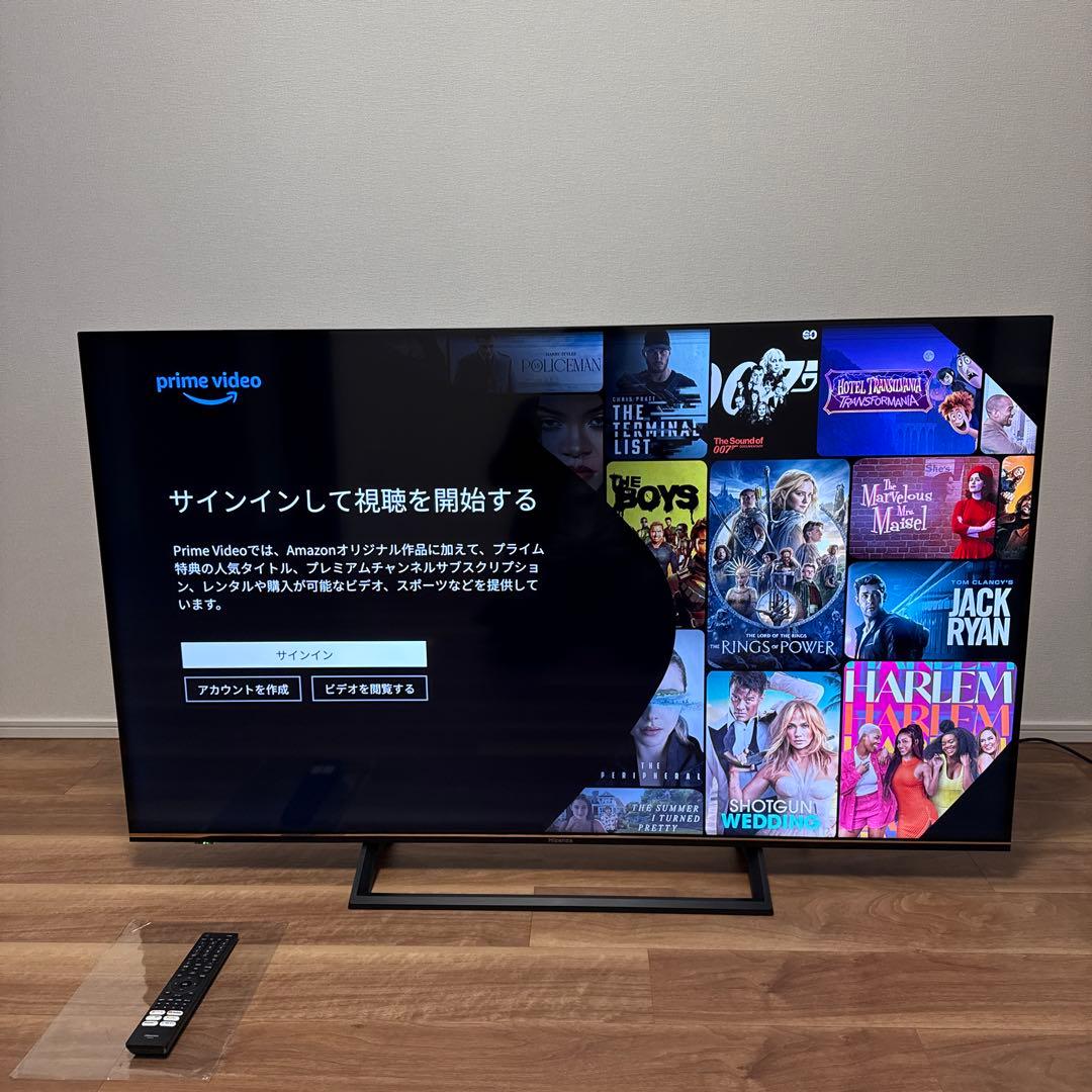 M*i様 ジャンク58型液晶テレビ　ハイセンス58S6E