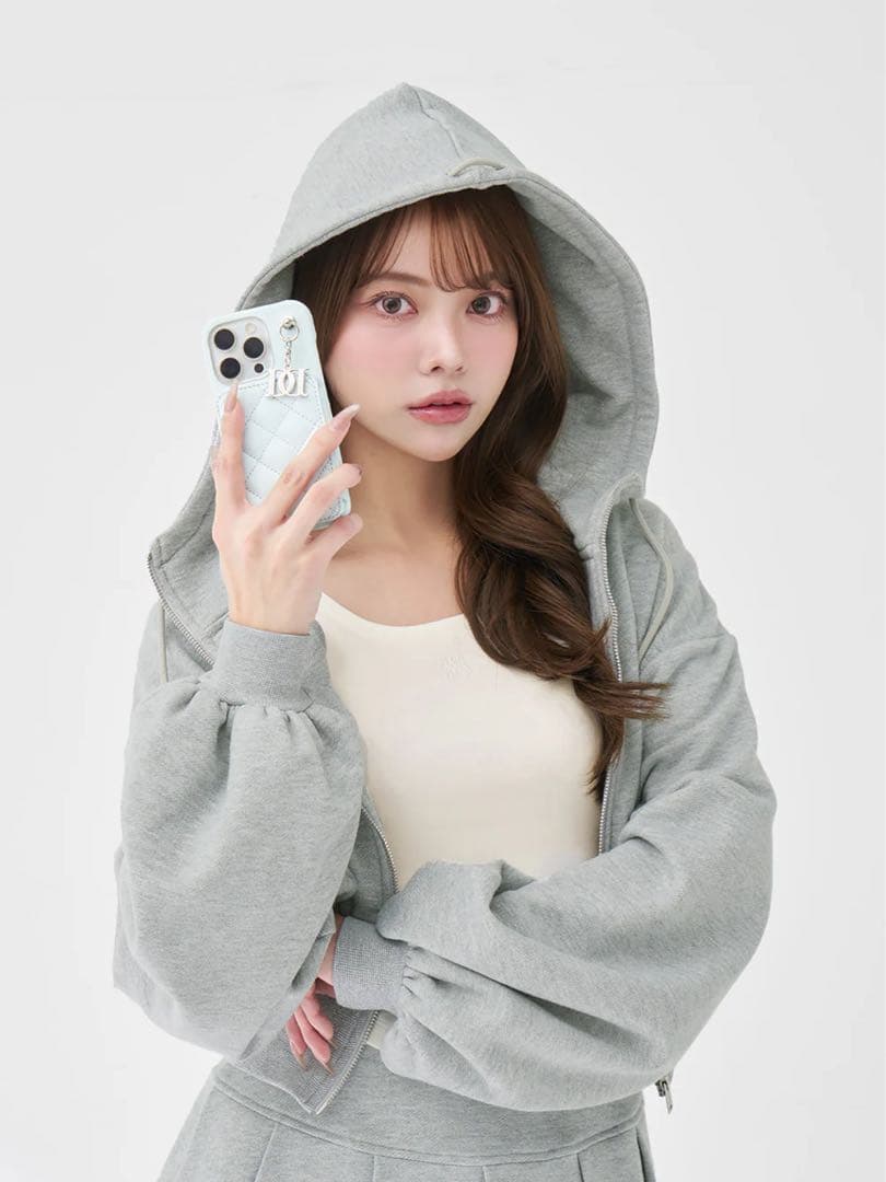 darich キルティングミラーDDチャームiPhoneケース　　16