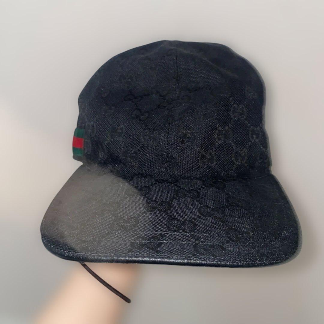 Gucci ブラック ベースボールキャップ
