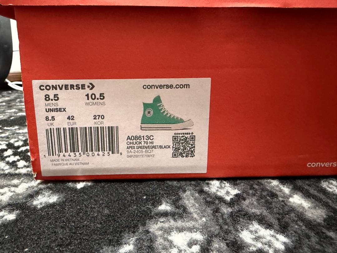 コンバース チャックテイラー70 HI 27cm 箱付