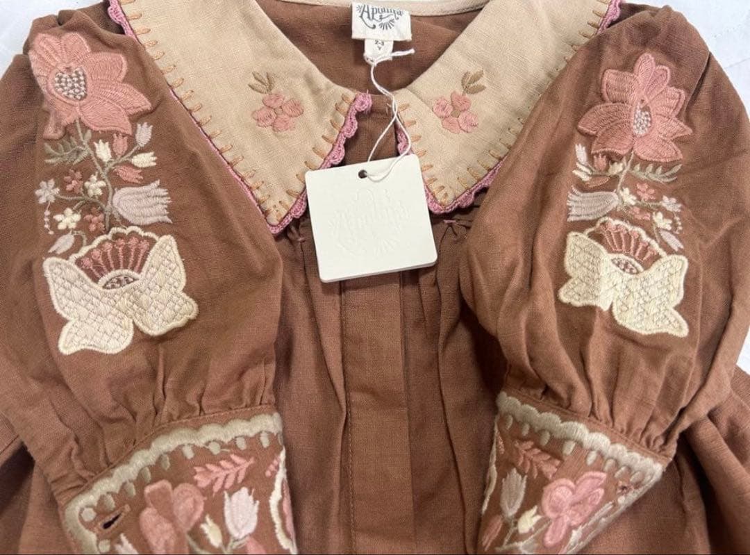 ワンピース apolina bette dress hazel 2-3