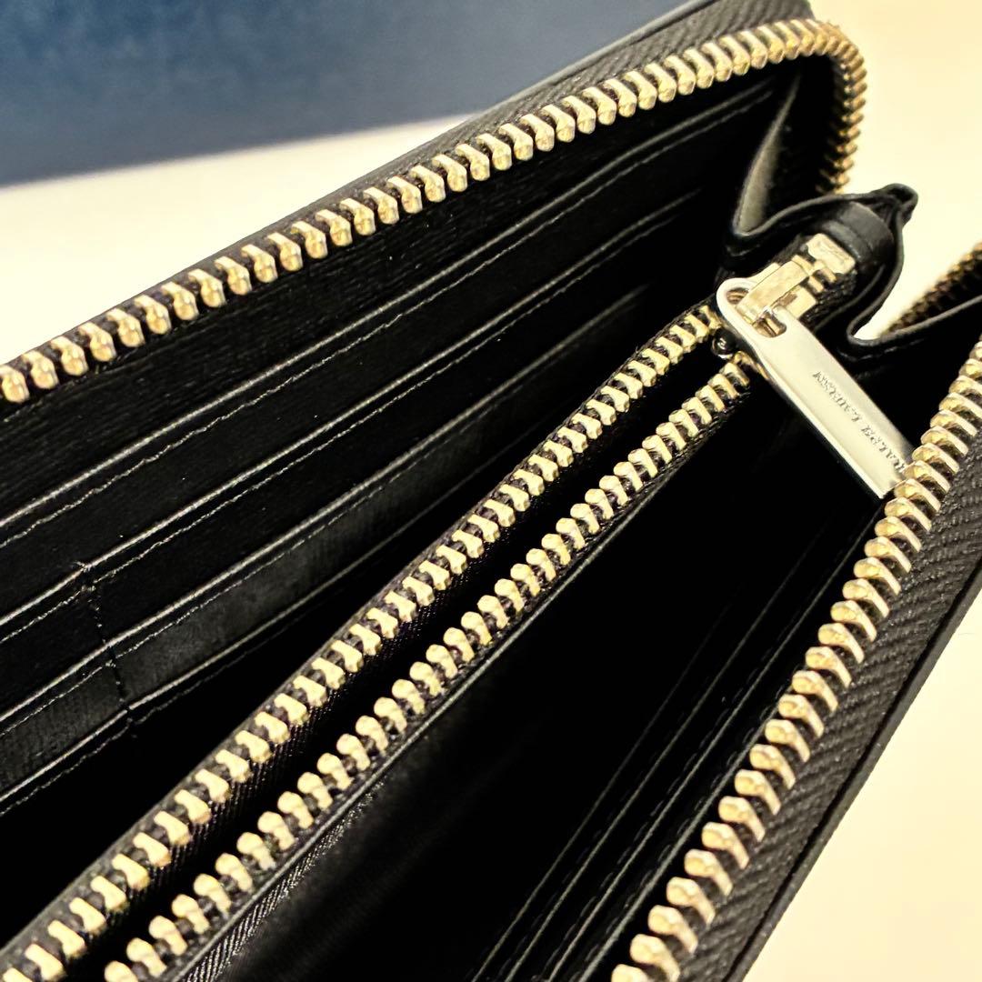新品未使用 ポロラルフローレン ラウンドジップ長財布 ブラック