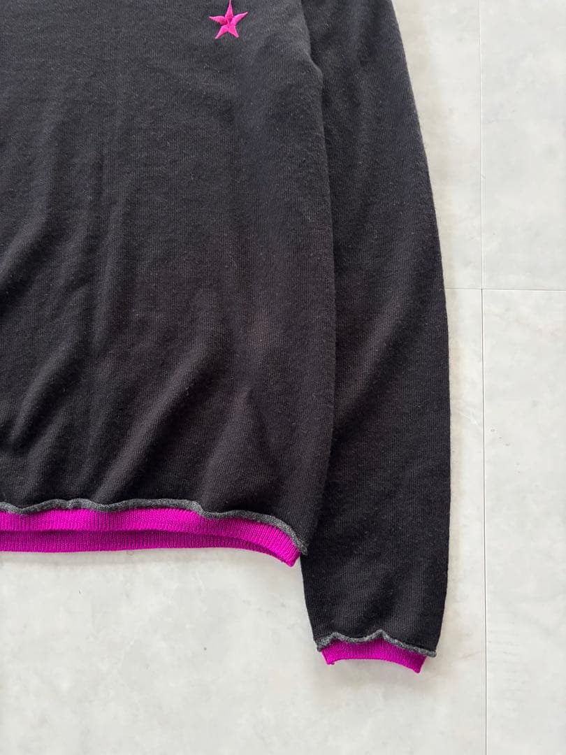 トップス PPFM Star Stitch V-Neck Knit