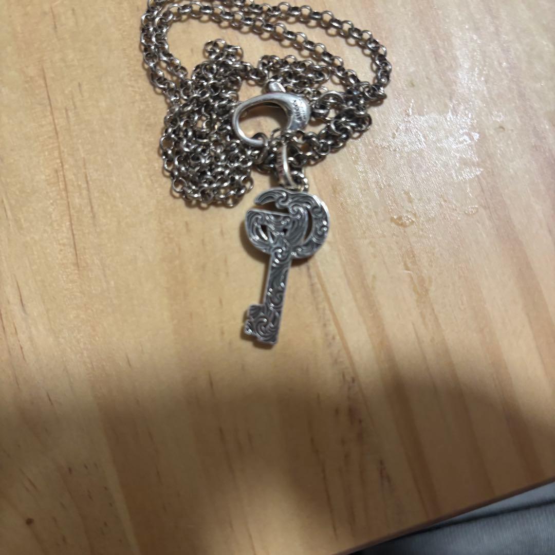 GUCCI ダブルG キーネックレス シルバー 925 アラベスク