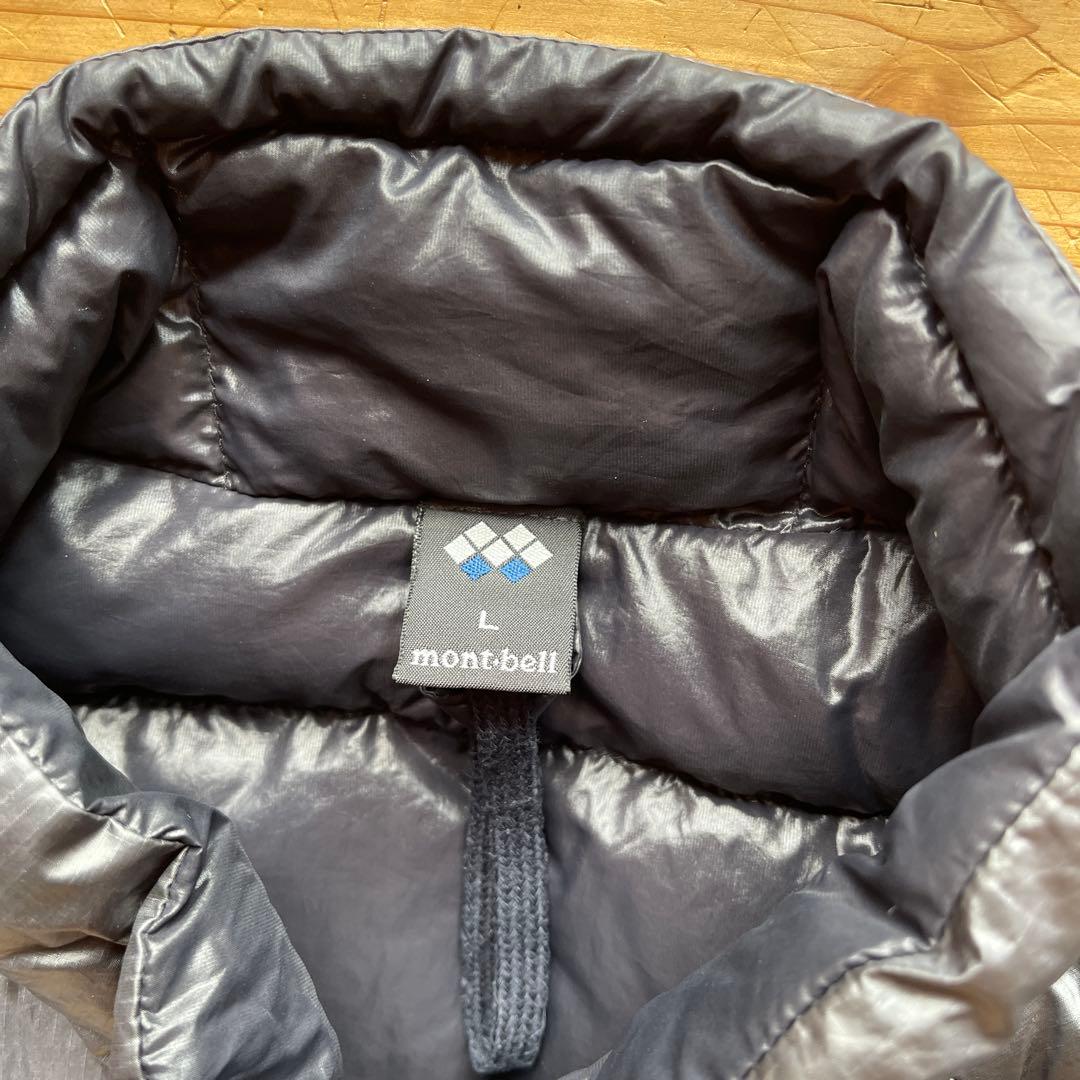 美品 モンベル mont-bell 半袖ダウンジャケット 800フィルパワー