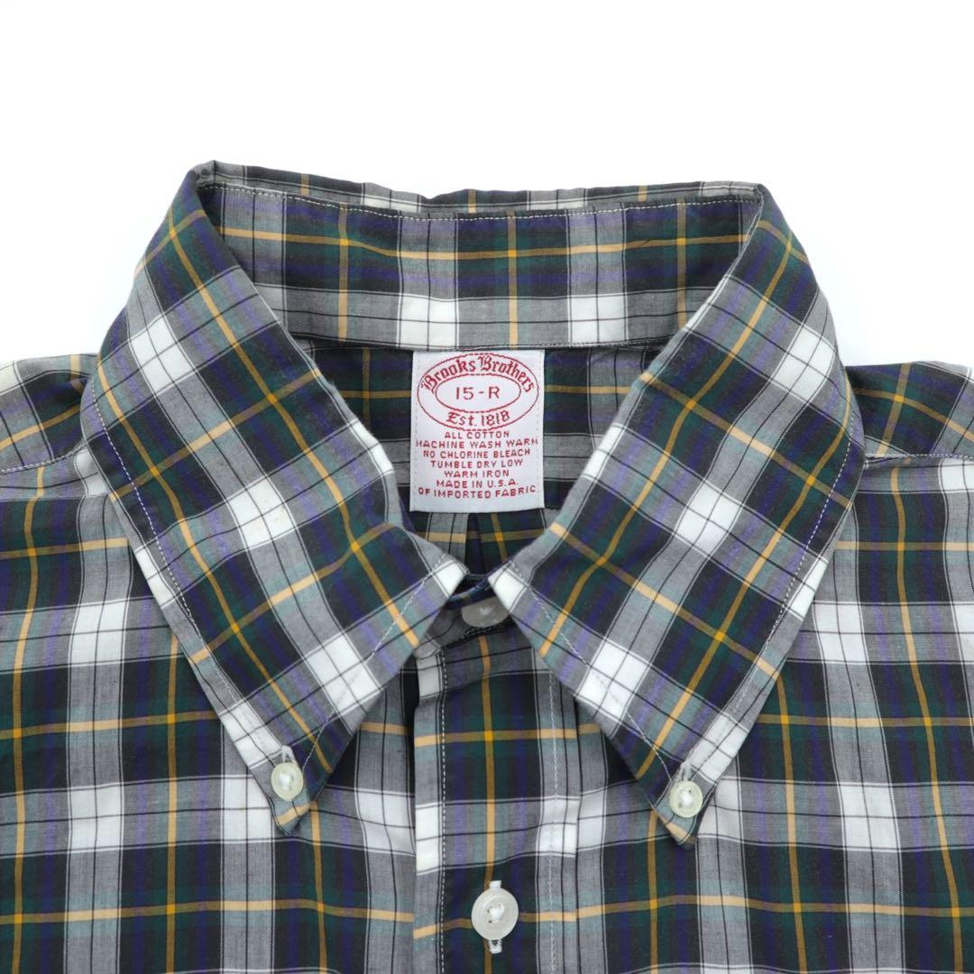 1990s ブルックスブラザーズ 1818 ボタンダウンチェックシャツ USA製