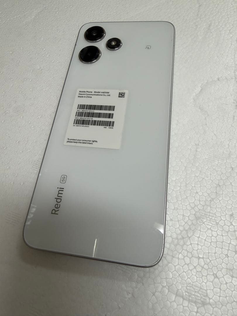 Xiaomi Redmi 12 5G ホワイト 本体　美品