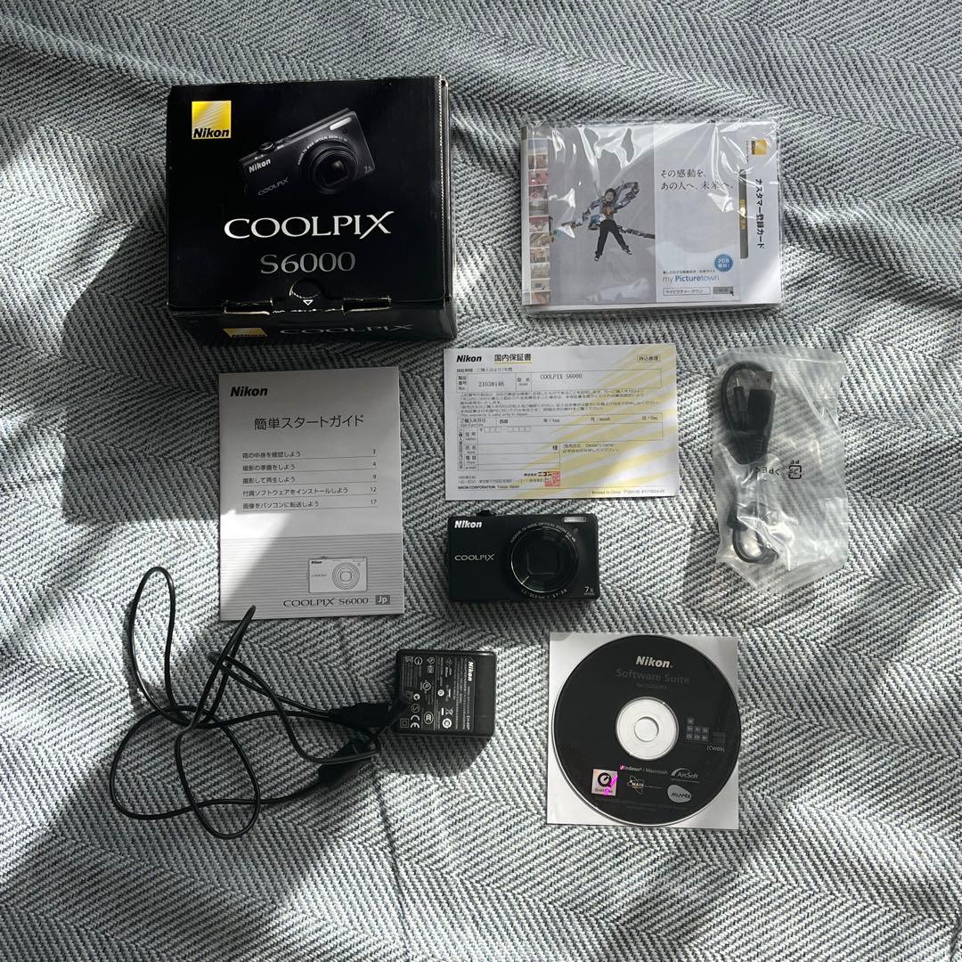 Nikon COOLPIX S6000 デジタルカメラ　平成デジカメ　ほぼ未使用