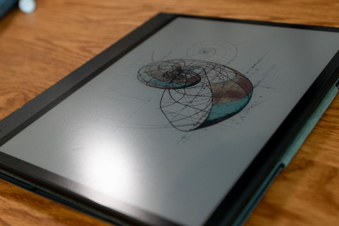 BOOX NoteAir4C グリーンケースセット＋替芯未使用