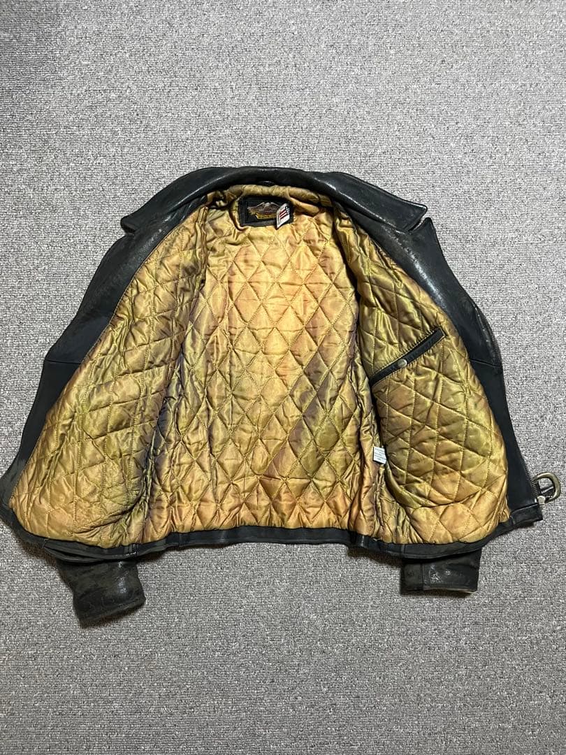 90s Harley-Davidson ダブルライダース 襤褸 スタッズ 希少