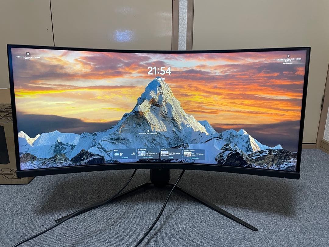 MSI MPG343CQR UWQHD165hz 1000R ゲーミングモニター