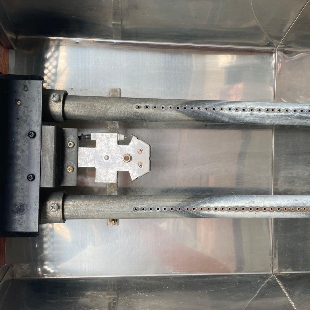 現品限り　ツヤマ　お好み焼きテーブル 鉄板焼きテーブル　鉄板付き