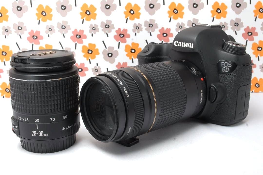 ❤Canon EOS 6D❤美しいボケ感❤フルサイズ❤Wi-Fi❤超望遠レンズ❤