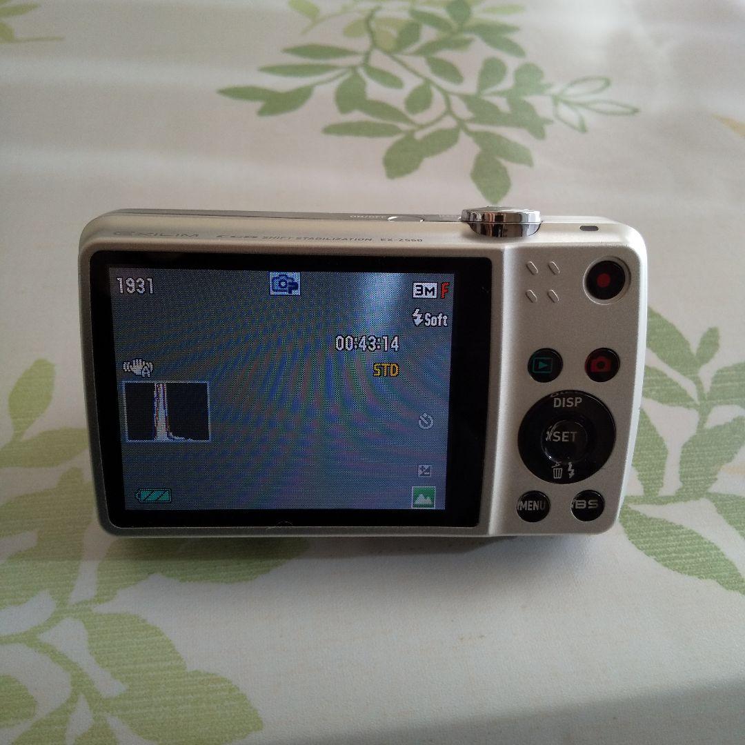 【動作良好】CASIO EXILIM EX-Z550 シルバー SDカード付き