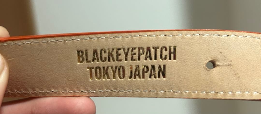 Black Eye Patch ベルト オレンジ