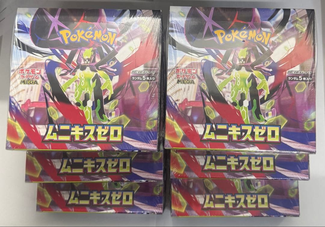 ポケモンカードゲーム　ムニキスゼロ　6BOX シュリンク付き　新品未開封