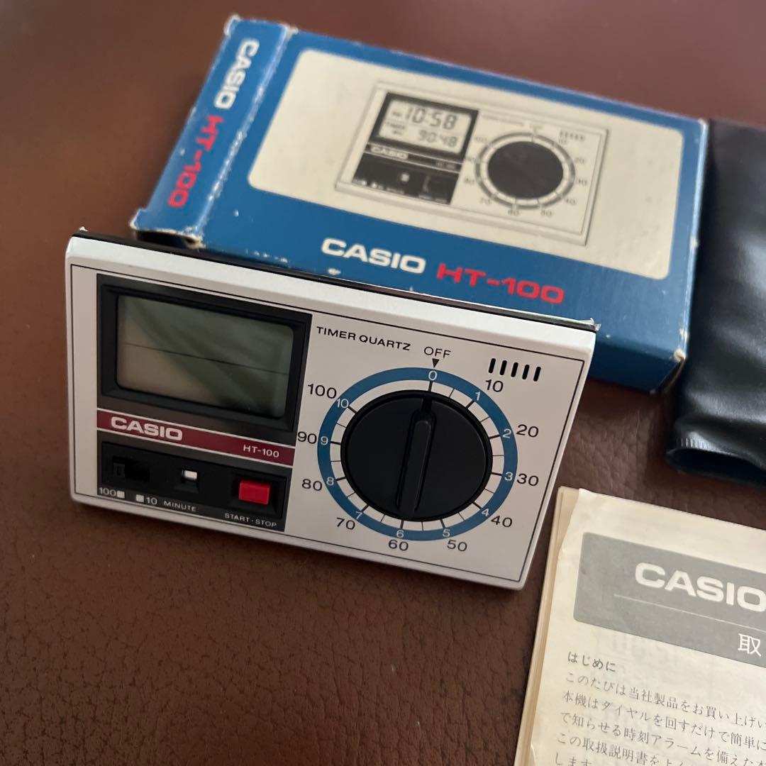 casio ht-100 時計　タイマー　カシオ　レトロ　昭和