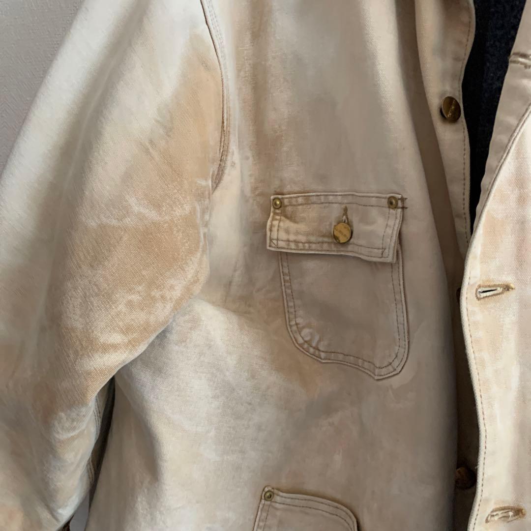 carhartt ブルゾン　古着　ベージュ　Lサイズ