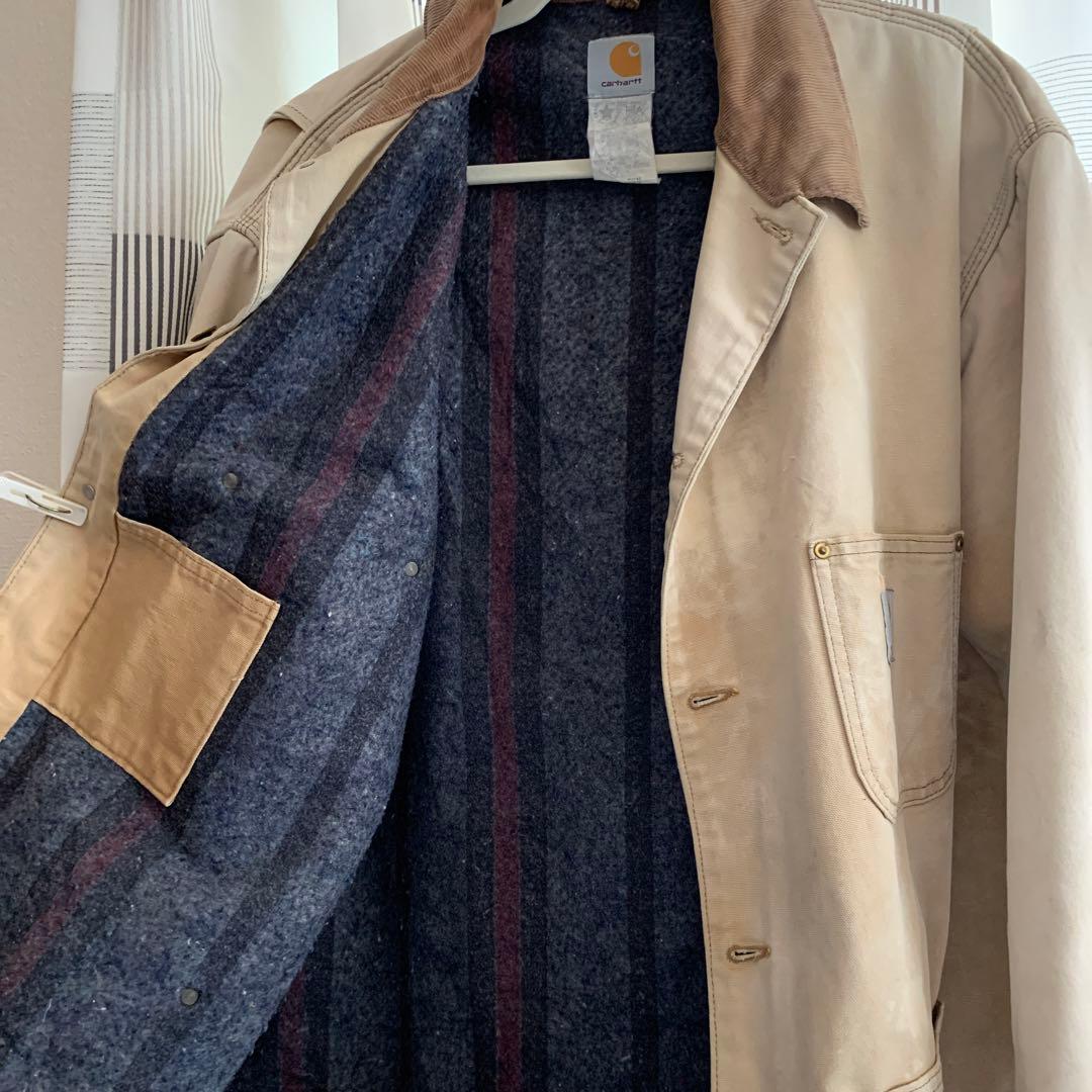 carhartt ブルゾン　古着　ベージュ　Lサイズ