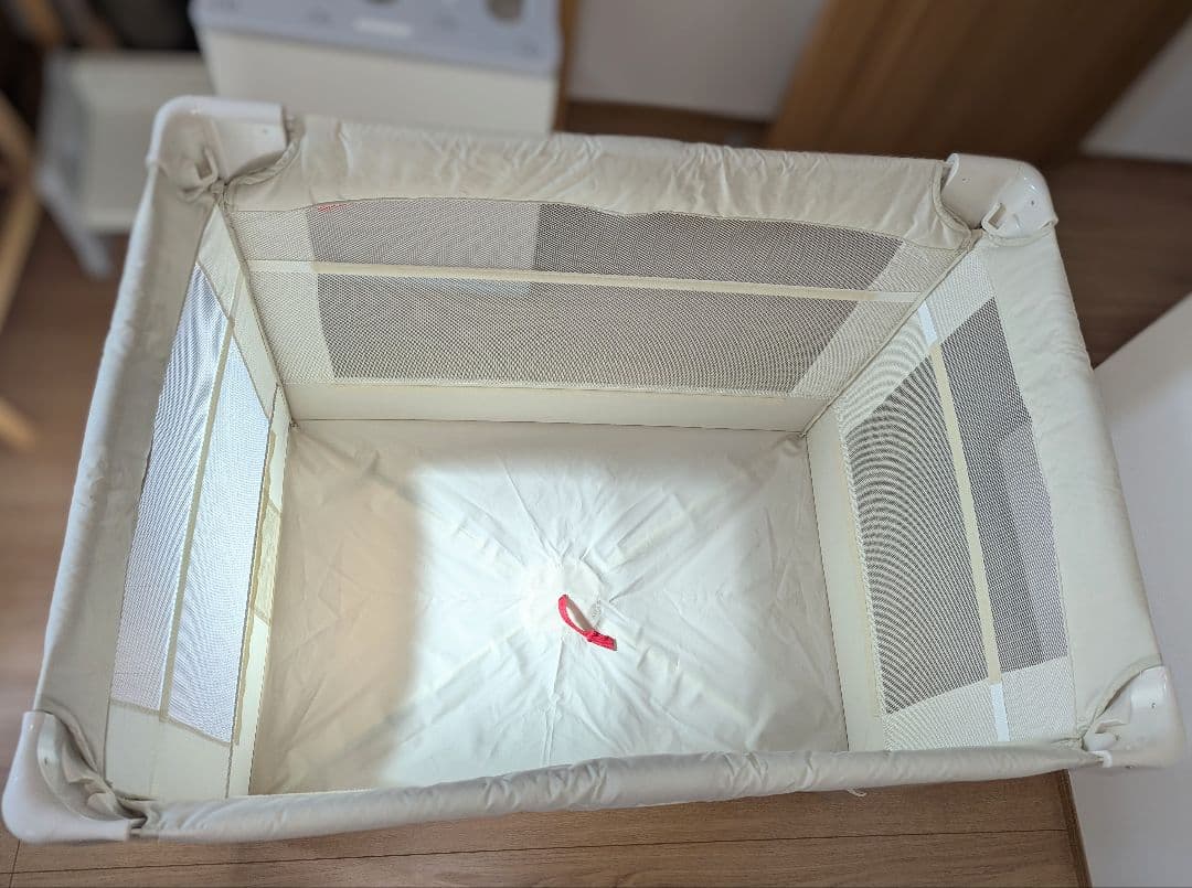 【アップリカ】ココネルエアー＋【カトージ】布団＋【フィッシャープライス】メリー