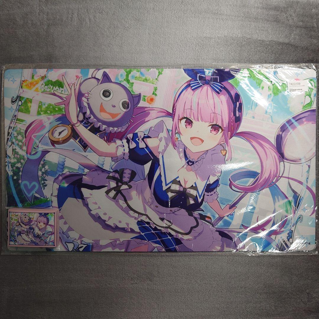 α3 ホロライブ ねこ&不思議の国のアリス 湊あくあ スリーブ&プレイマット