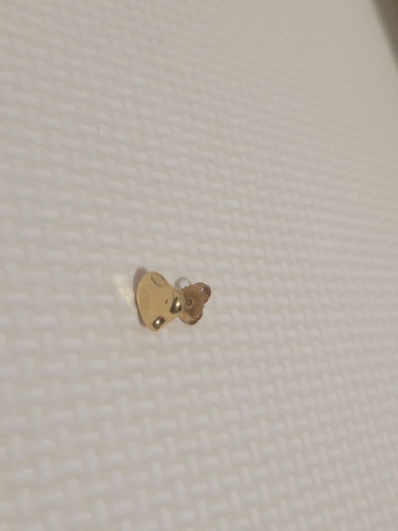 TIFFANY & Co. 片耳 K18 ハート型 ピアス(片耳用)