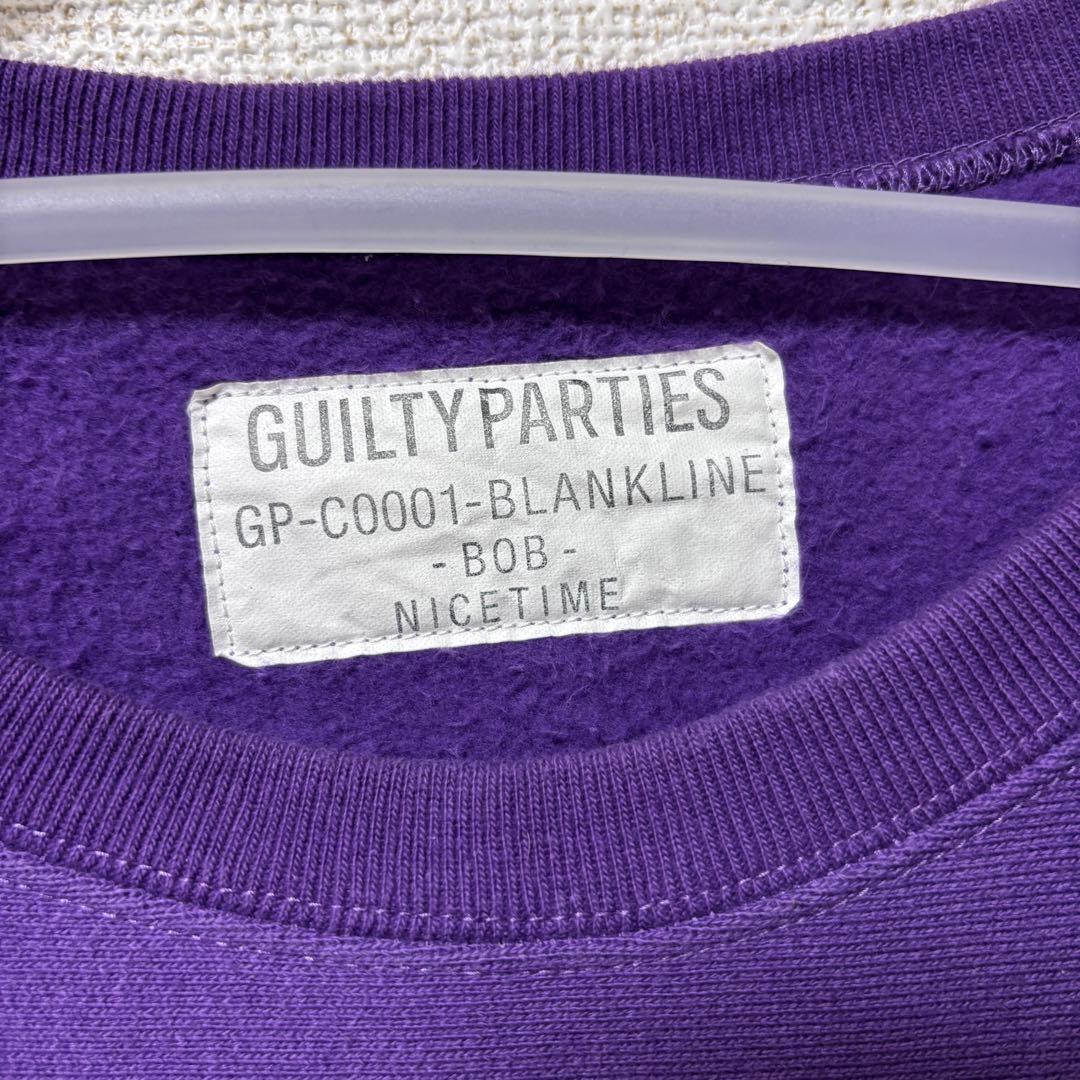 GUILTY PARTIES WACKO MARIA パープル トレーナー