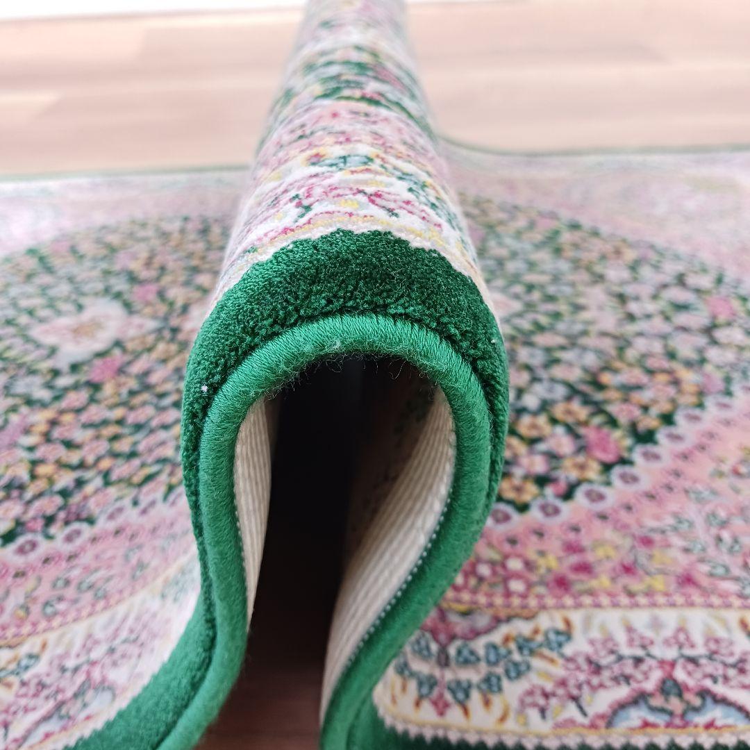 Y2269 ペルシャ絨毯風 機械織り 絨毯 98×55㎝