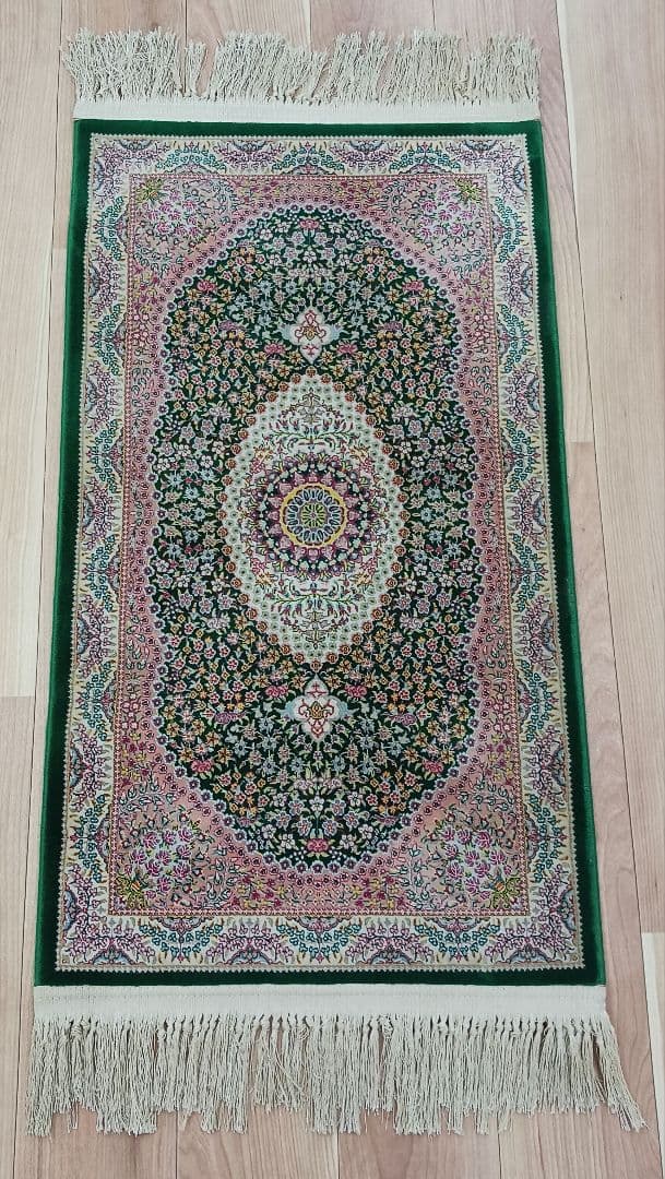 Y2269 ペルシャ絨毯風 機械織り 絨毯 98×55㎝