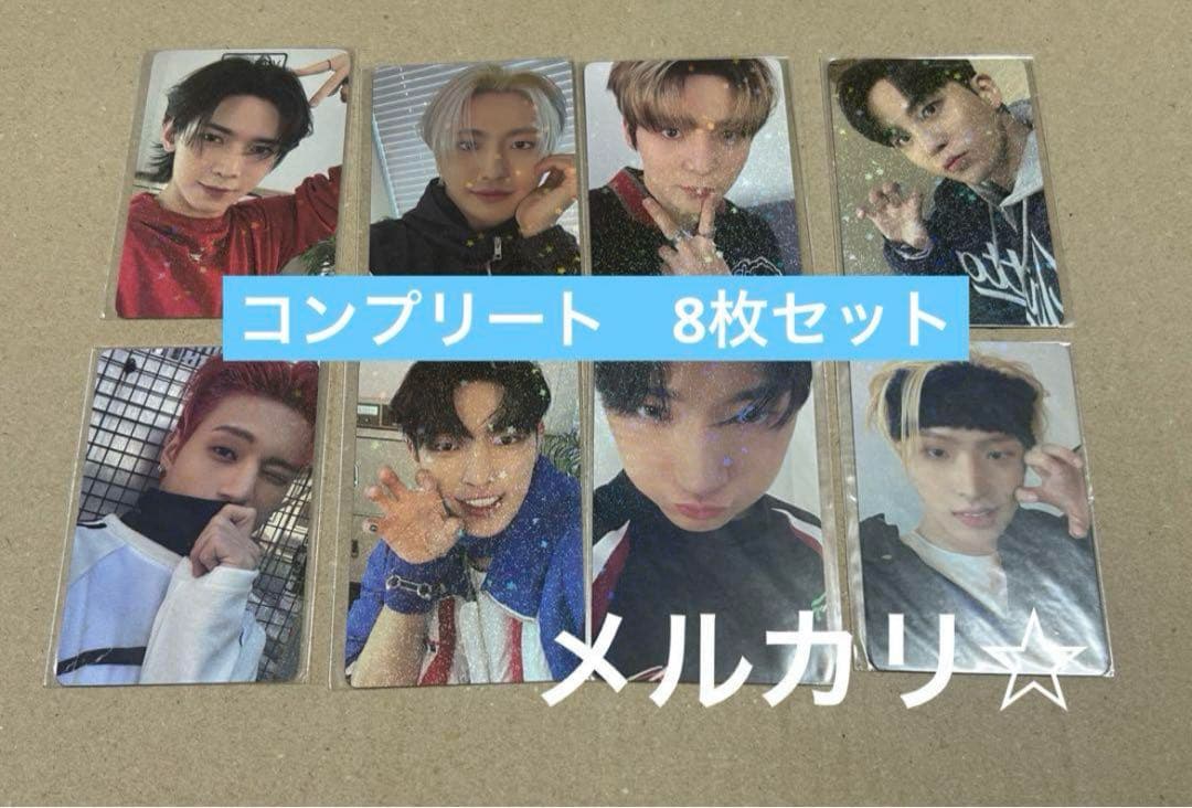 ④ATEEZ limitless HMV 特典 ホログラム トレカ 8種　コンプ