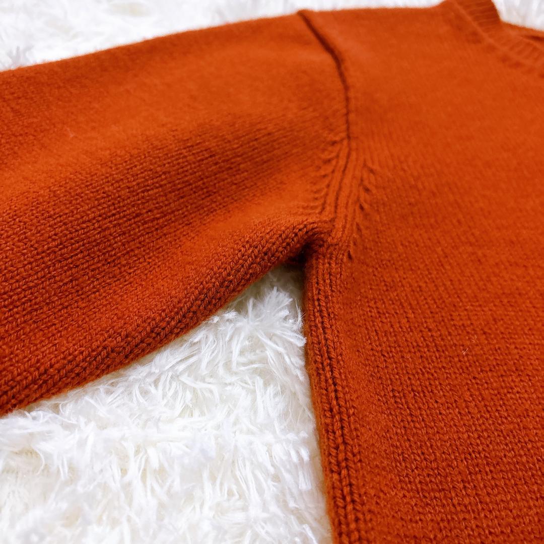 【美品】Thisisasweater セーター 米富繊維 ブラウン カシミヤ混