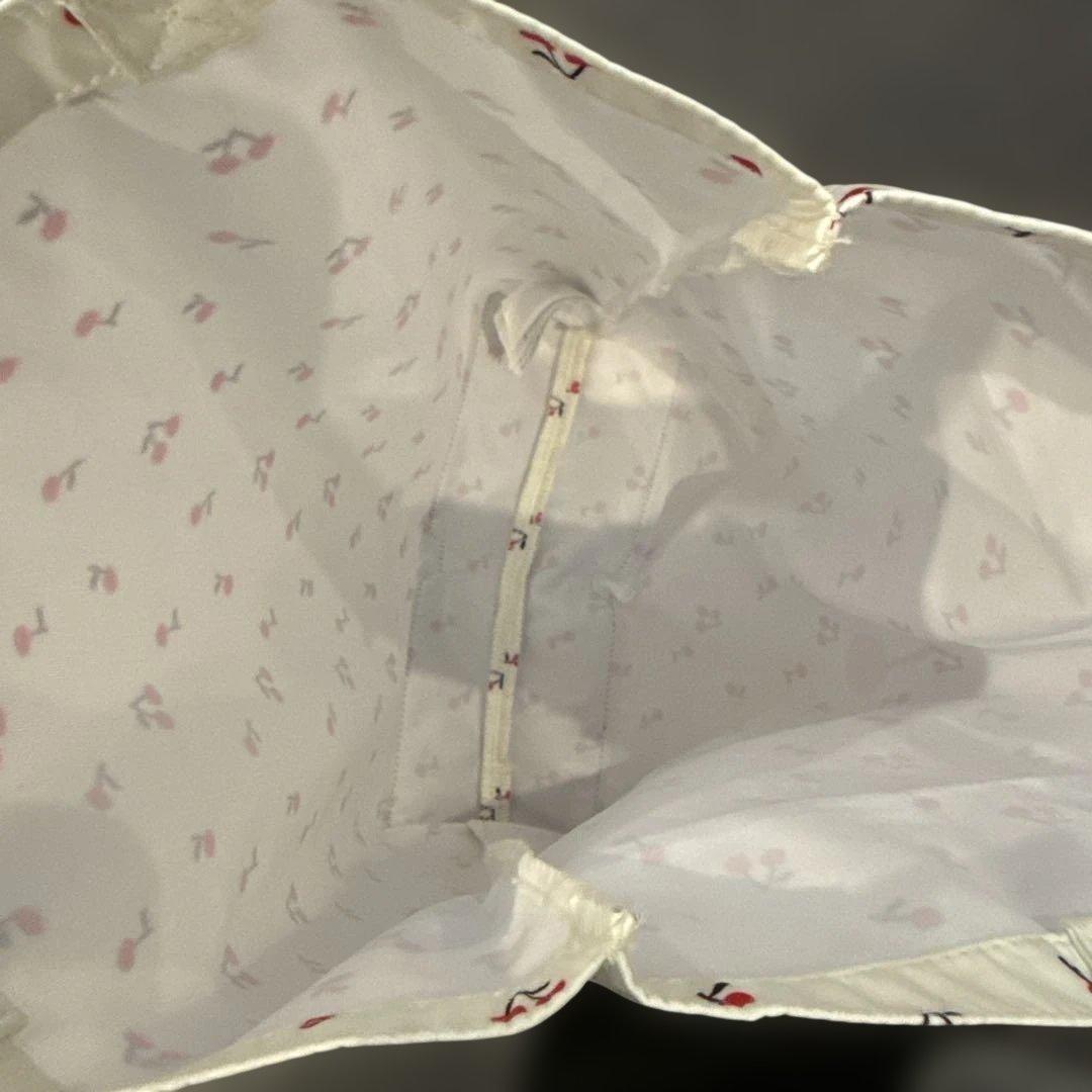 【最終値下げ】★Bonpoint★折り畳み ロゴプリント エコバッグ トート