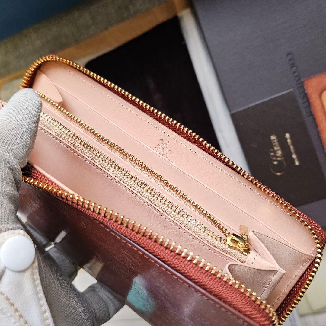 ココマイスター COCOMEISTER ブライドル グランドウォレット ヘーゼル