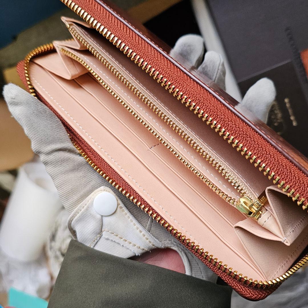 ココマイスター COCOMEISTER ブライドル グランドウォレット ヘーゼル