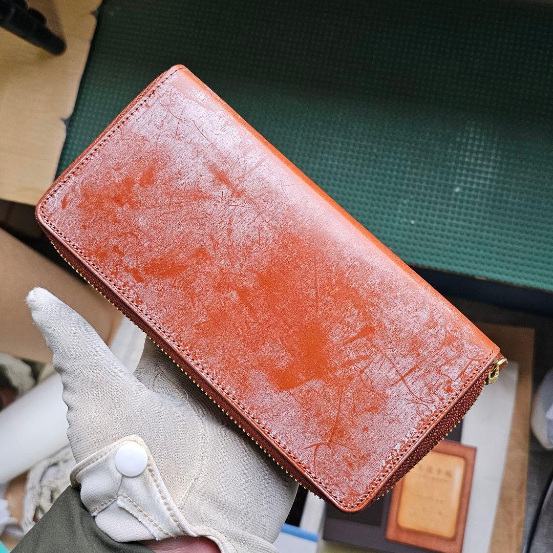 ココマイスター COCOMEISTER ブライドル グランドウォレット ヘーゼル