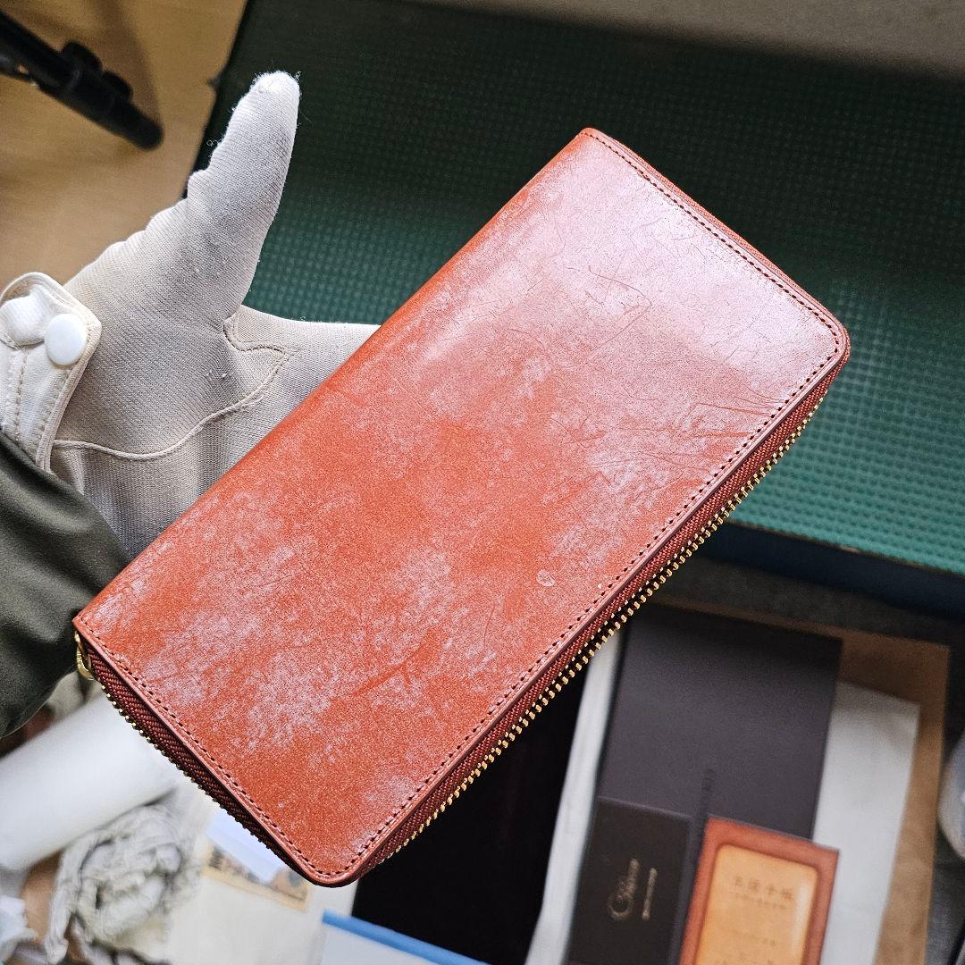 ココマイスター COCOMEISTER ブライドル グランドウォレット ヘーゼル