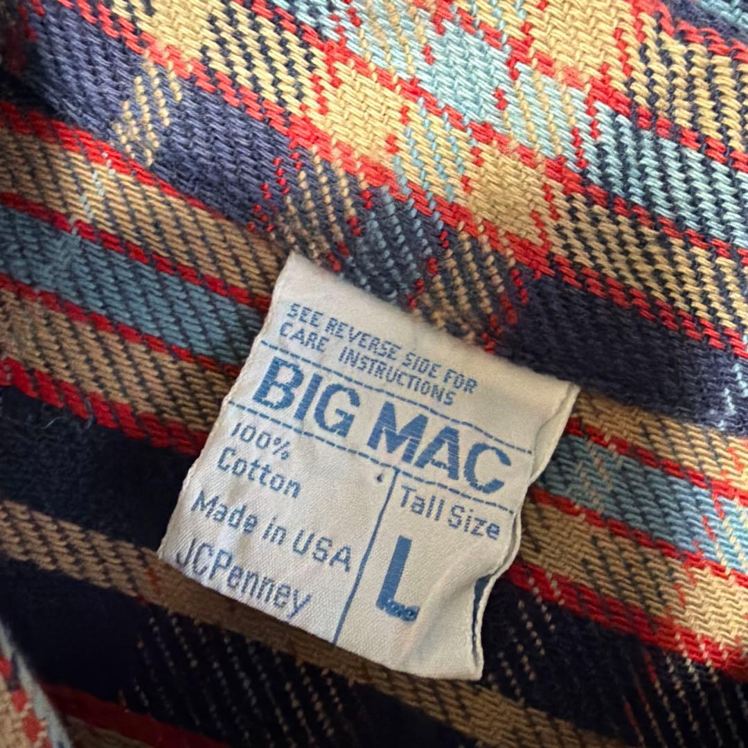 d*i様 70s ビッグマック　bigmac ネルシャツ　ヴィンテージ コットン