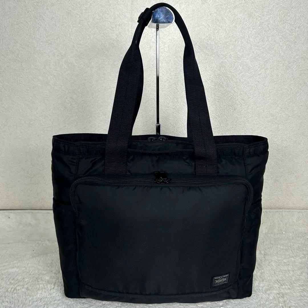 希少 美品 PORTER FLASH TOTE BAG ブラック 完売品