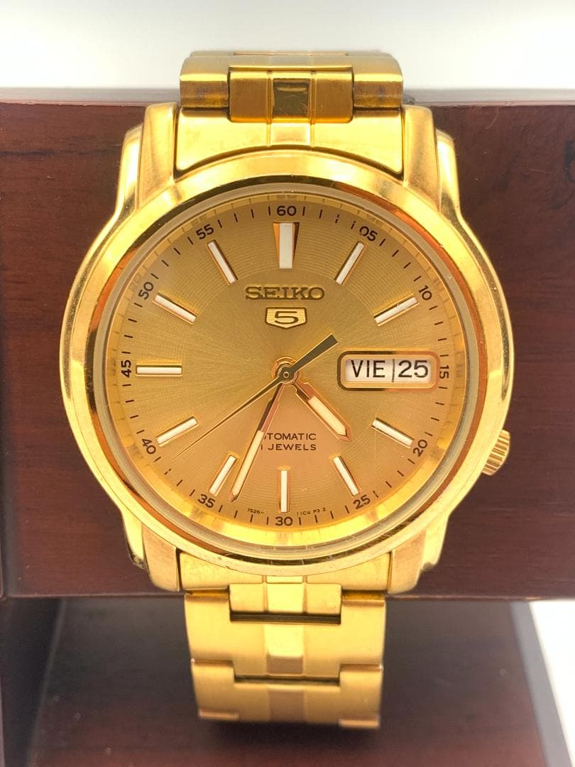 SEIKO 5 AUTOMATIC セイコー デイデイト 自動巻き 腕時計