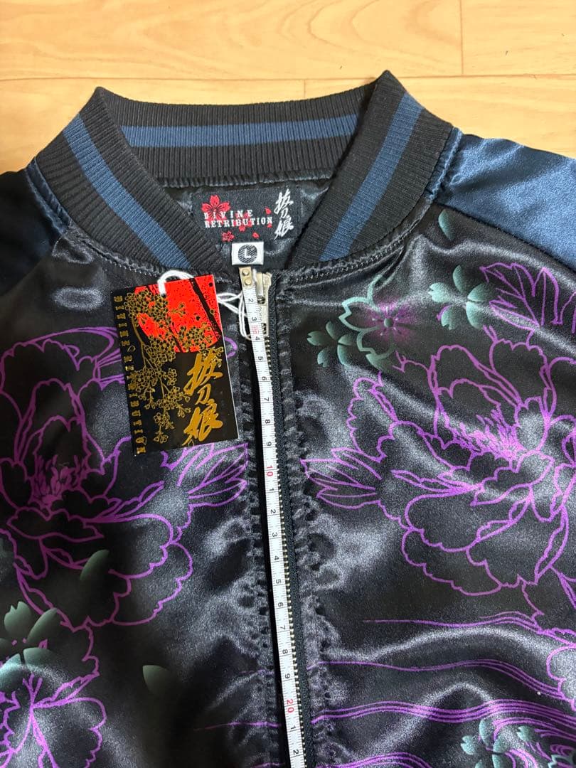 スカジャン 抜刀娘 サイズＬ タグ付き 未使用 3人娘 穂乃花 凛 葵