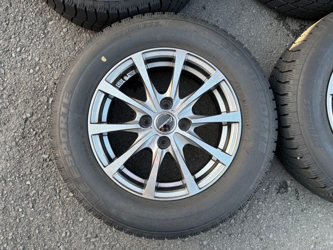 14インチ スタッドレス・ホイール4本セット アクア ヤリス　ヴィッツ　フィット