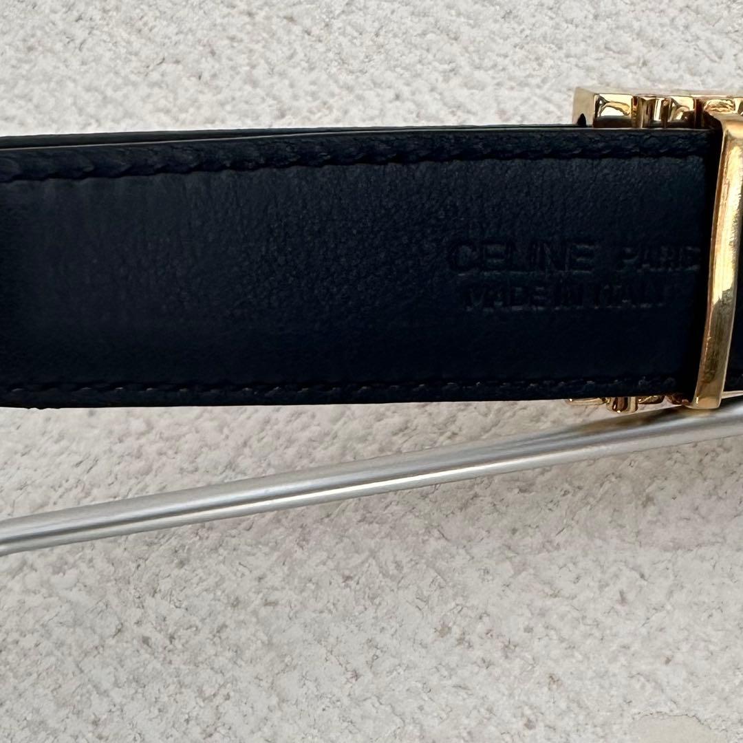 ［used］CELINE 馬車金具付きレザーベルト ［レディース］