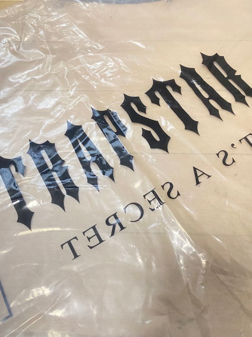 TRAPSTAR 光沢ブラック ダウンジャケット トラップスター
