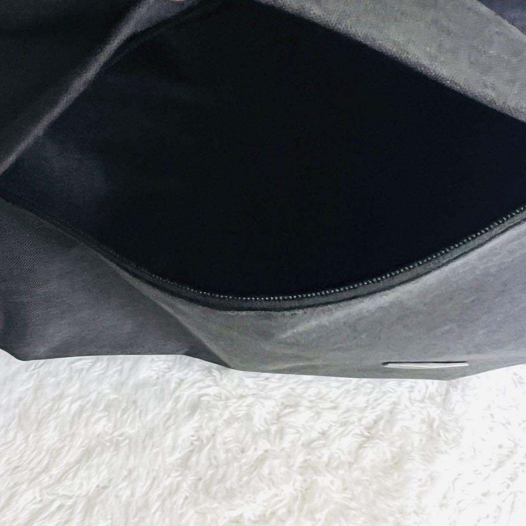 【美品】クイックパック QUICKPACK13 ボディバッグ ダークグレーA4可