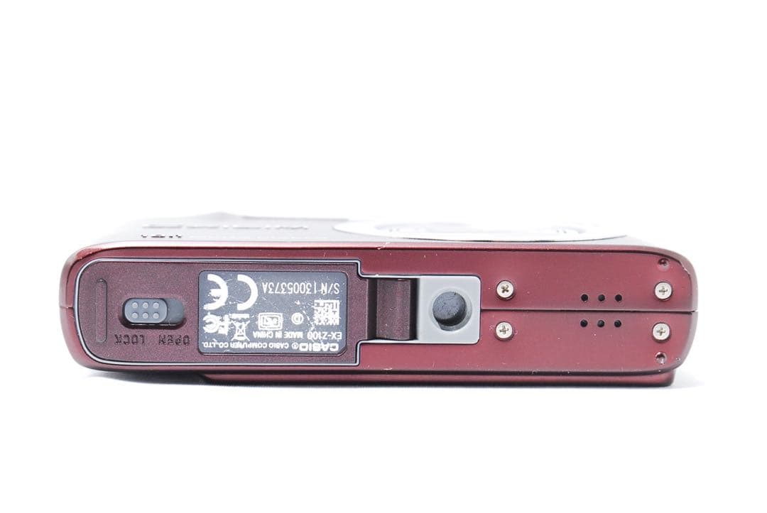 【動作品】CASIO EXILIM Z100 ワインレッド エモ写にぴったり