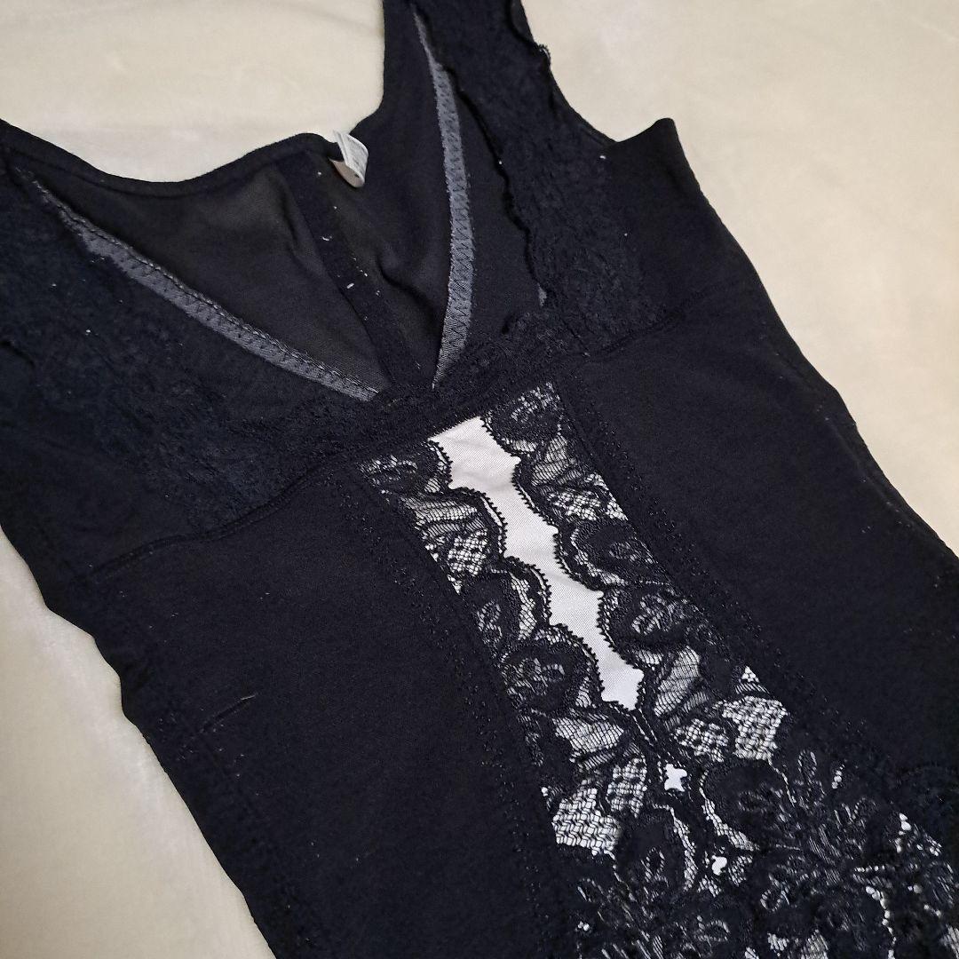 グラントイーワンズ ララドールGracy 袖なしボディスーツ ブラック 70M