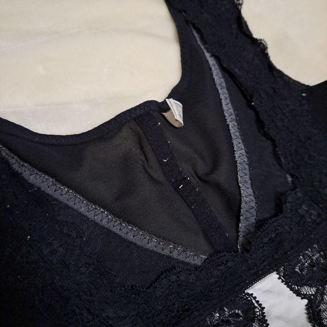 グラントイーワンズ ララドールGracy 袖なしボディスーツ ブラック 70M