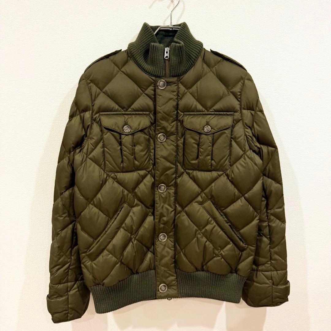 【極美品】ラルフローレン キルティングダウンジャケット ダウン90% オリーブ
